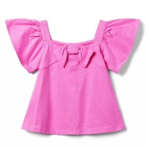Vibrant Toddler Flutter Sleeve Top + Legging Matching Set
